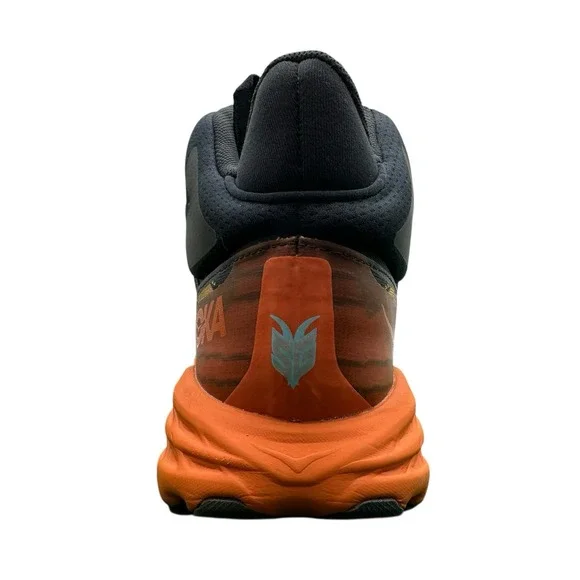 Size 11.5 M - Hoka One One HOKA Speedgoat 5 GORE-TEX Mid Gray Orange Yellow NEW